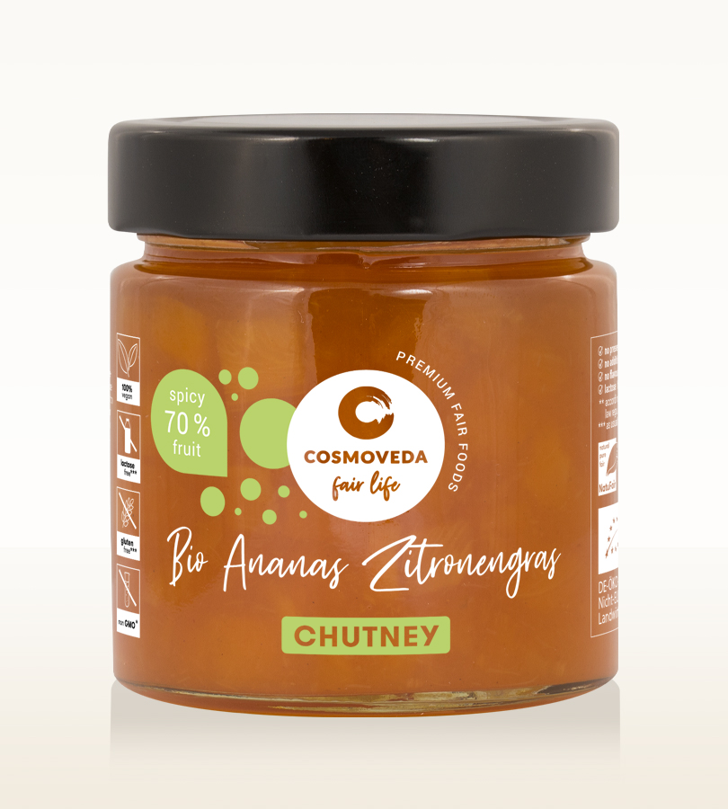 BIO Ananas Zitronengras Chutney