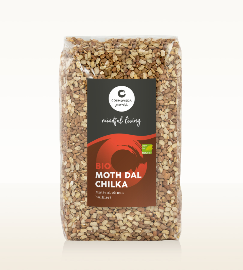 BIO Moth Dal Chilka - halbierte Mattenbohnen