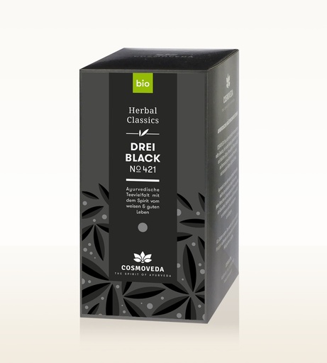 [168821-DE] BIO 3 Black Tee